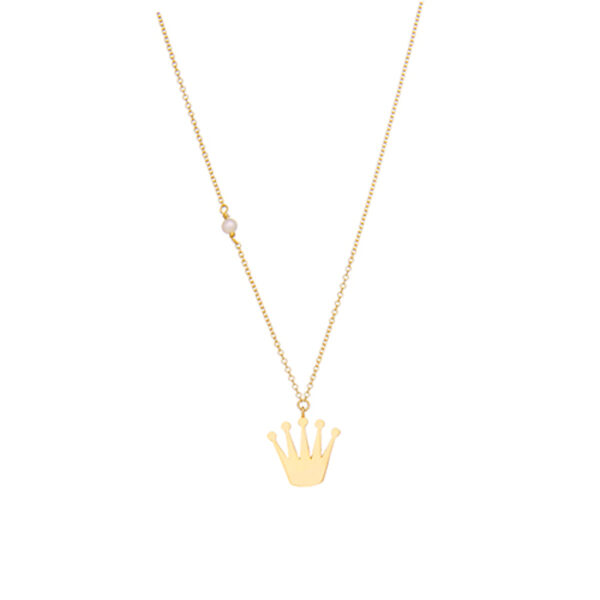 Κολιέ 14Κ σε κίτρινο χρυσό κορώνα