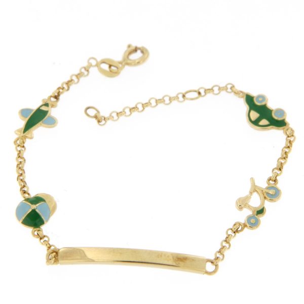 Παιδκή ταυτότητα 14Κ με στοιχεία.