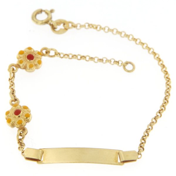 Παιδκή ταυτότητα 14 με λουλούδια