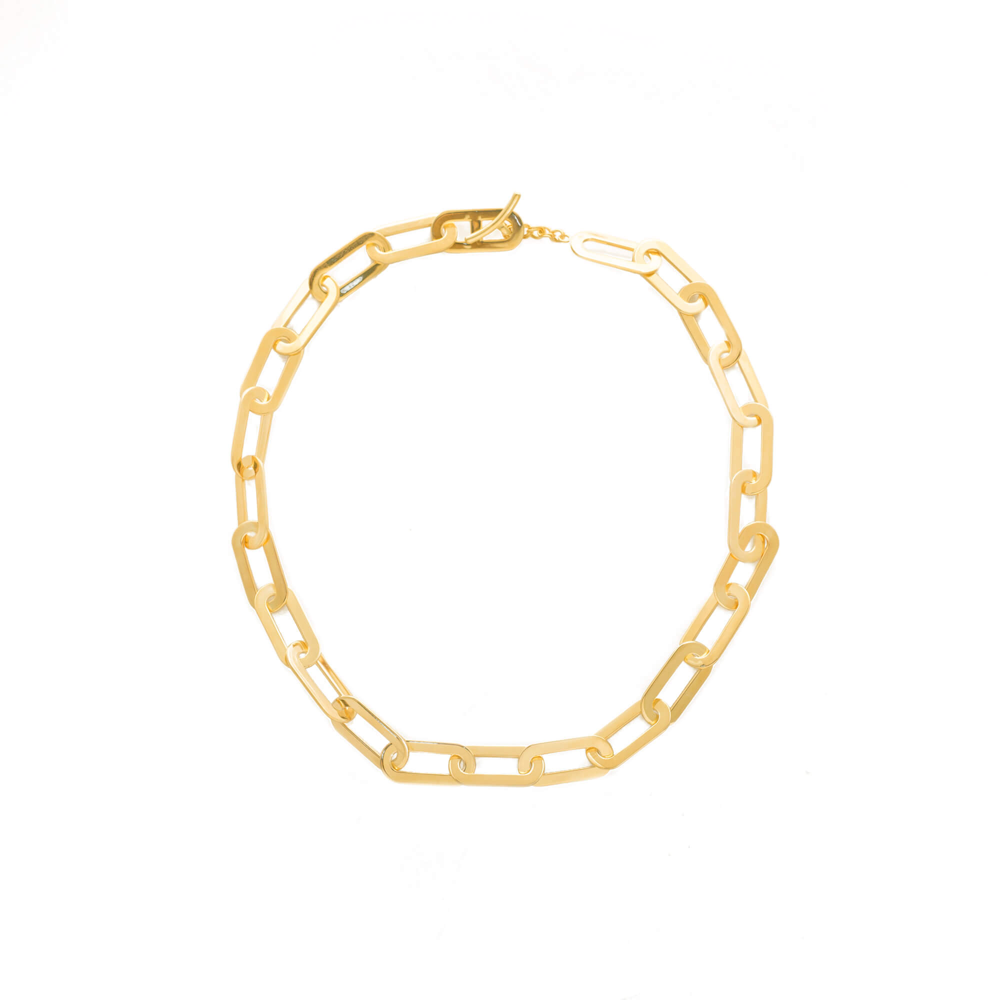 Necklace Yellow Gold Athens Link Slim