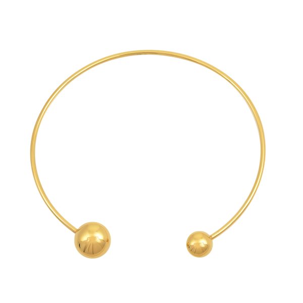 Necklace Chocker Yellow Gold Bowling