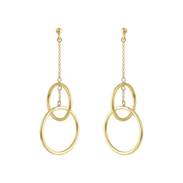 Yellow Gold Earrings Melody