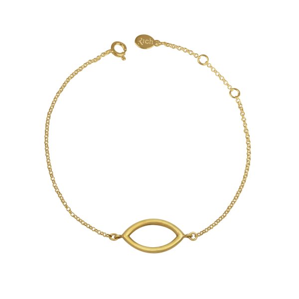 Bracelet Yellow Gold Cat's Eye Slim