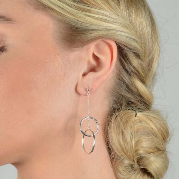 Skoularikia Kremasta Krikoi Asimenia 925 Melody Collection Rich Passion ERW190